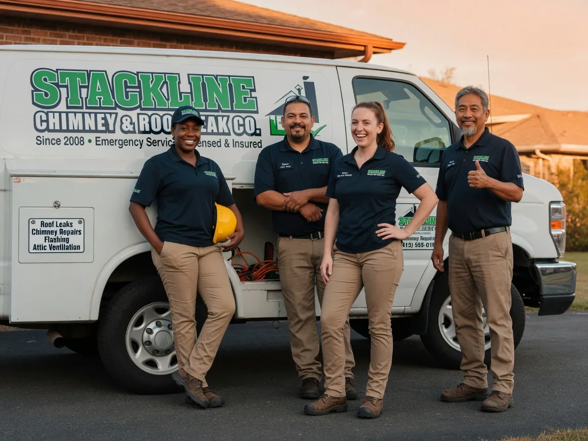 Chimney flashing repair company in Wilsons, VA